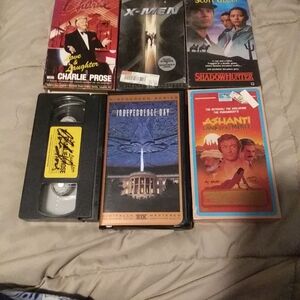 Lot 5 X-men Sealed Shadowhunter Ashanti Land Of No Mercy Charlie Prose Vhs Rare